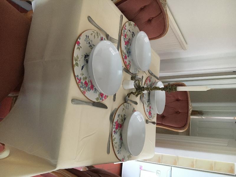 Really pleased with my table cloth it was the perfect size for my table