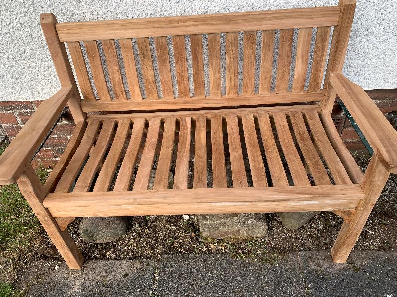 Our bench is beautiful. Very easy to put together.