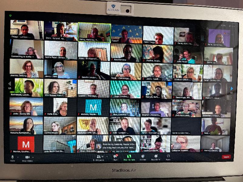 Great online experience with lots of interaction. Better dan a live event.