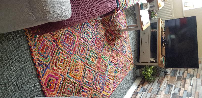 I love my beautiful carpet.Good service, prompt delivery well packaged.