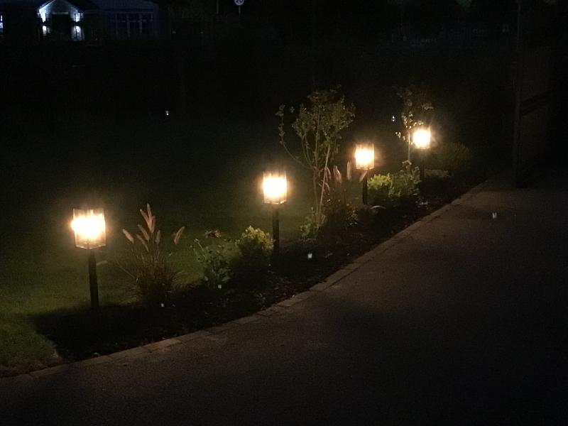 New Driveway Post Lights