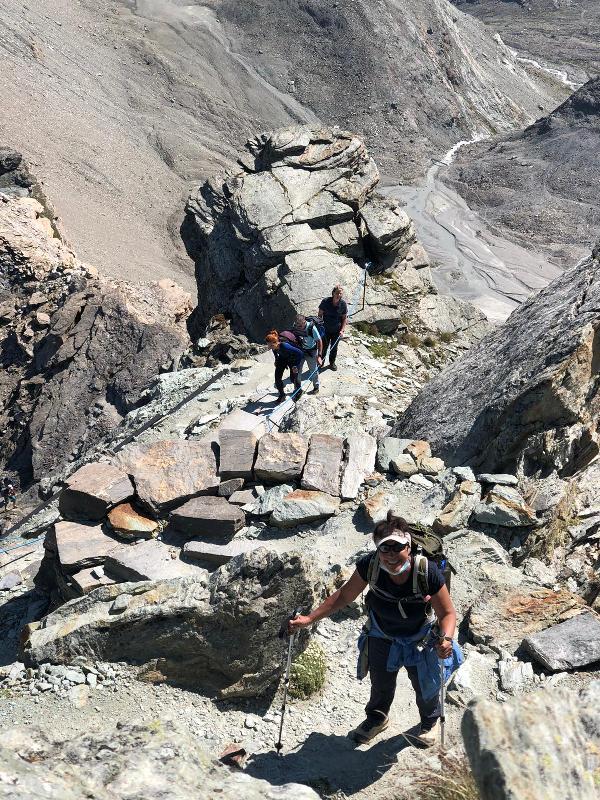 Great trekking through Switzerland