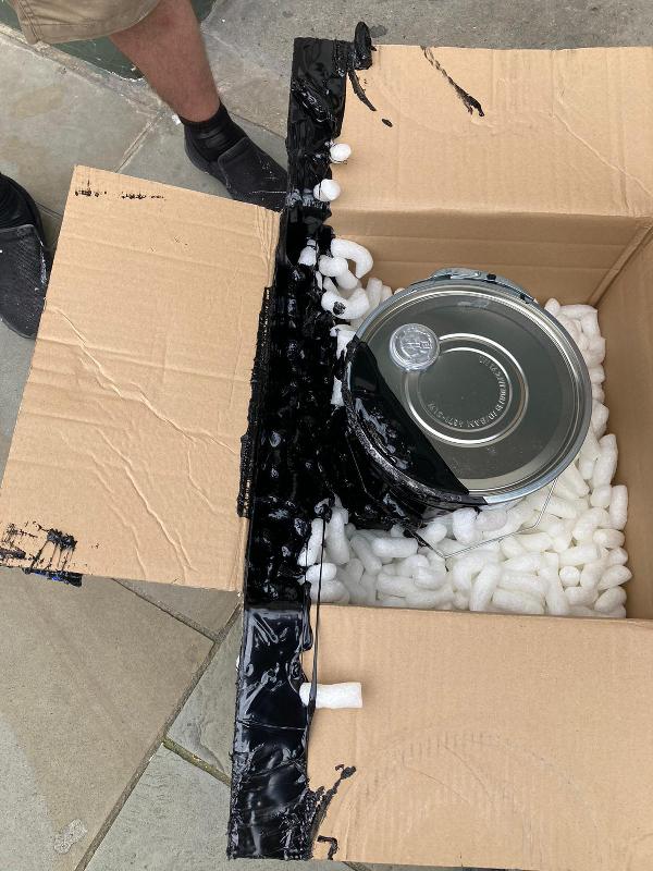 Probably down to the courier but items turned up damaged and contents lost.