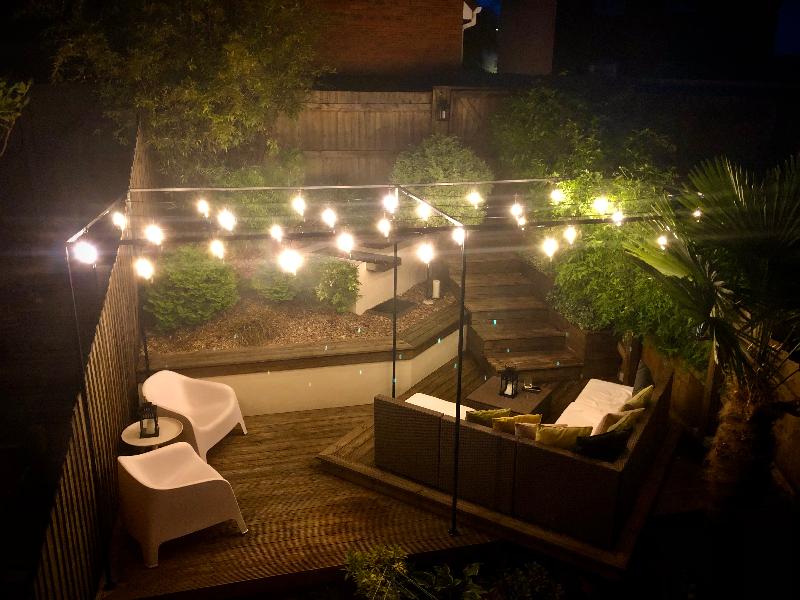 Garden lighting project
