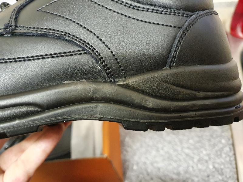 Damaged shoes received, no response from treads to rectify the problem.