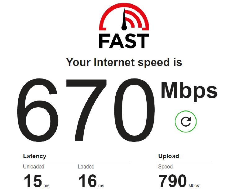 Close to 1Gbps but not quite, in Derby anyway