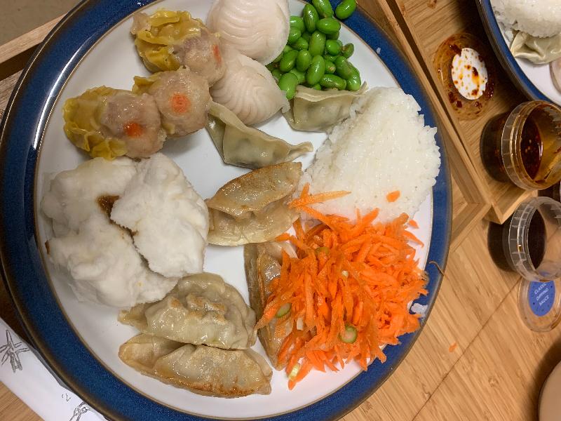 Delicious dim sum in the comfort of my own home