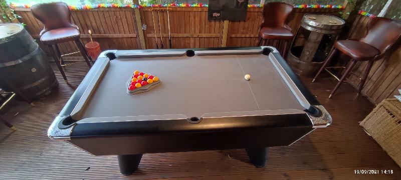 Saturn 2 Arcade and Supreme pool table