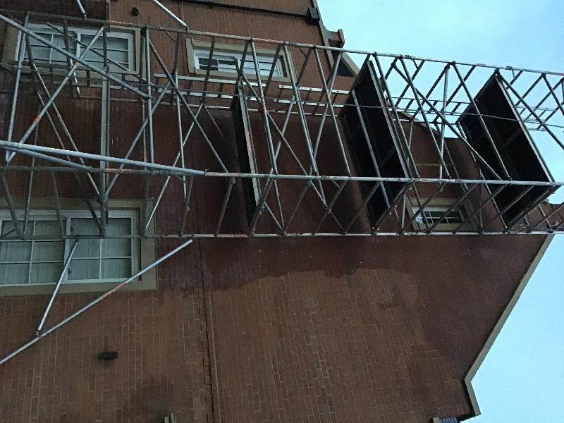 Not as easy to apply at height.