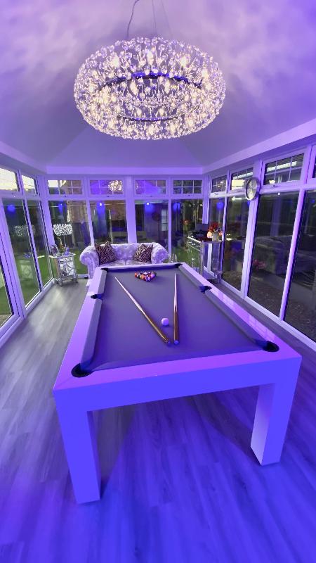 Stunning signature hawkes pool/dining table