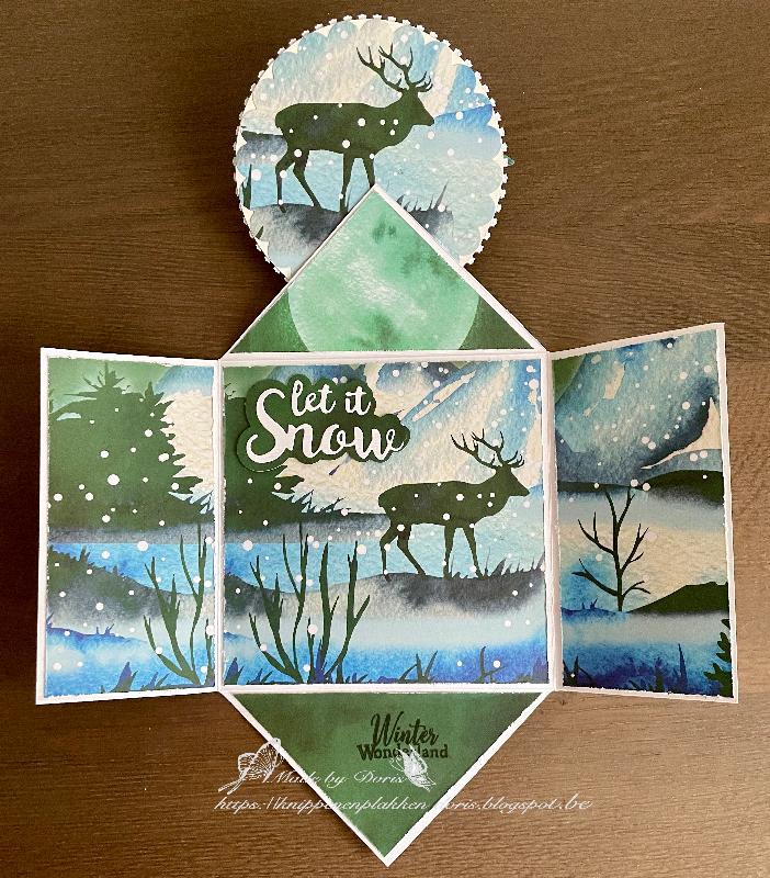 The Reindeer Collection - 12x12 Luxury Mirror Card