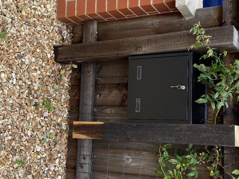 Speedy delivery and a quality item. Looks great in the fence.