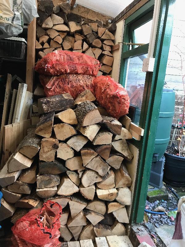 Ash Logs and kindling