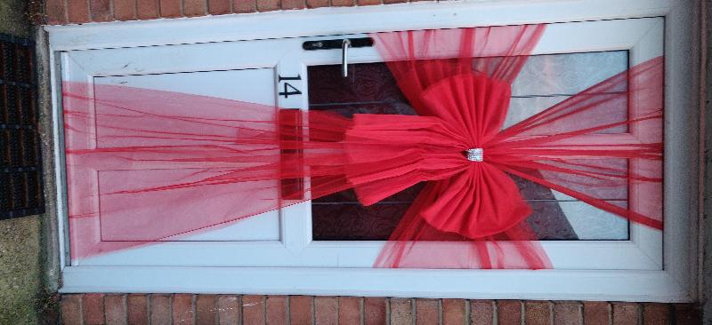 Stunning door bow with quick delivery.