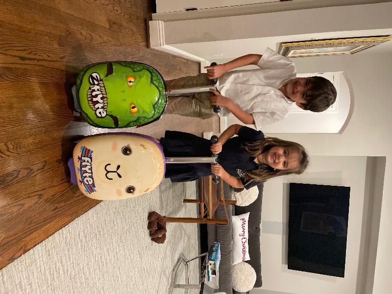 Kiddos loved their suitcases!!