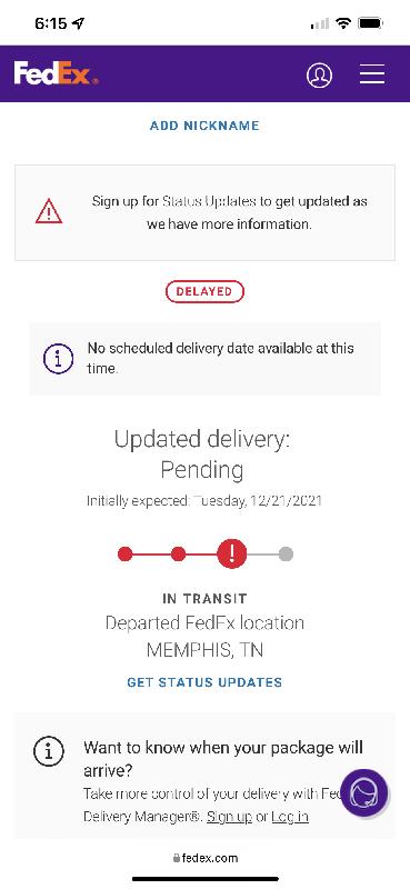 Late package @$30 shipping and no reply