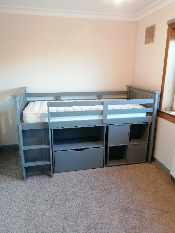 Very happy with bed.