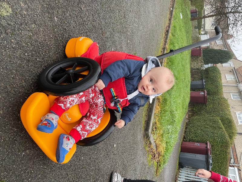 The scoot is amazing my boy loves it looking around