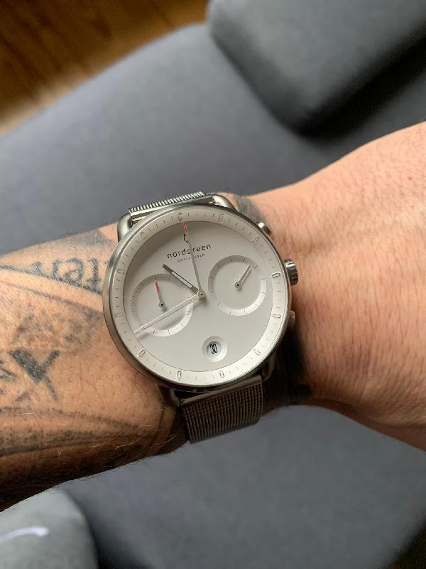 Nato Armband Bohème Grün - Silber - 40mm/42mm