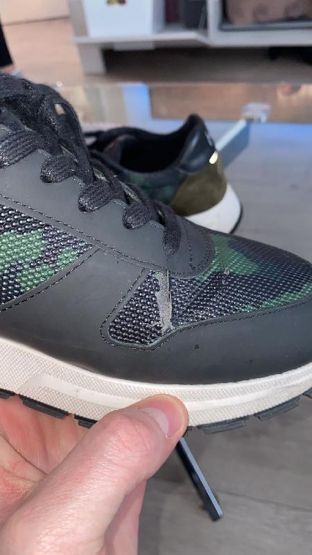 Damaged shoes