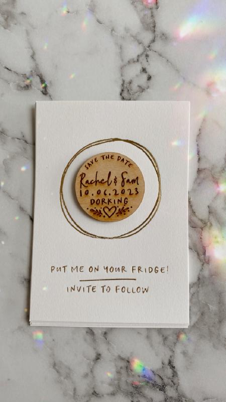 Amazing wedding save the dates!