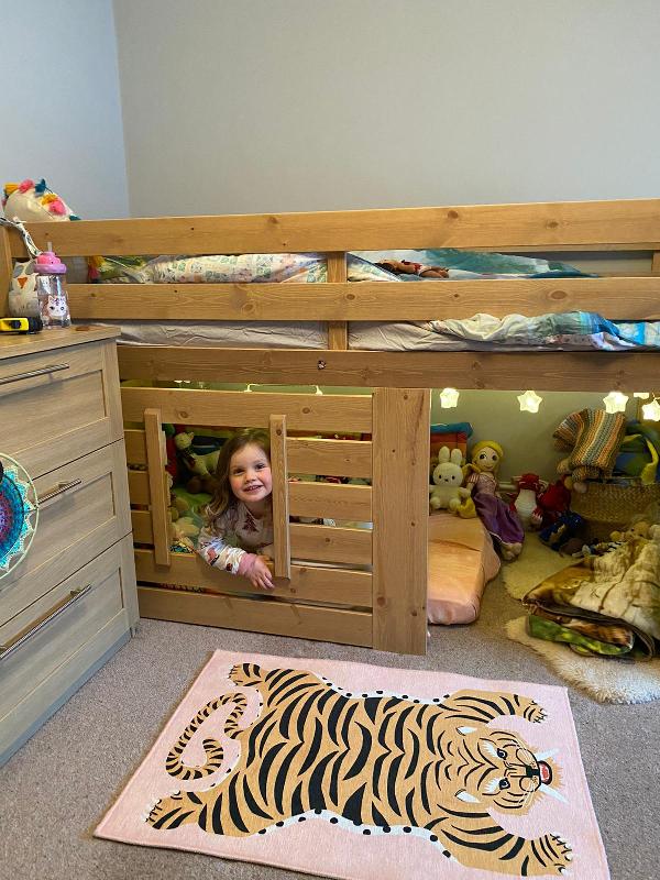 Happy with new bed