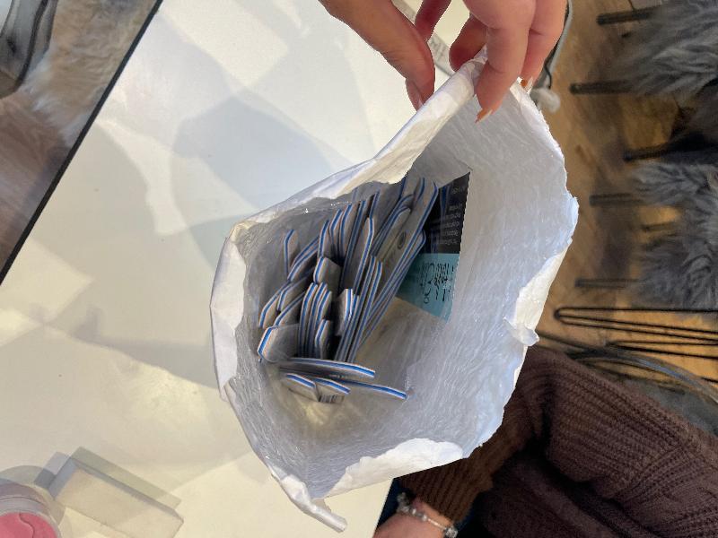 Package open when received with missing items
