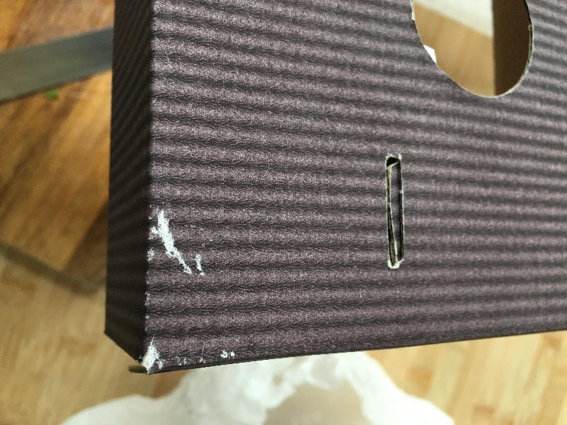 Damaged pre-used packaging - poor after service