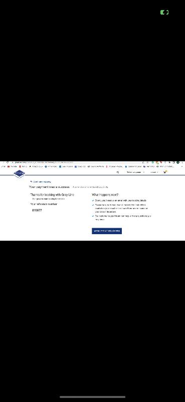 Website took the booking but no tour!!!