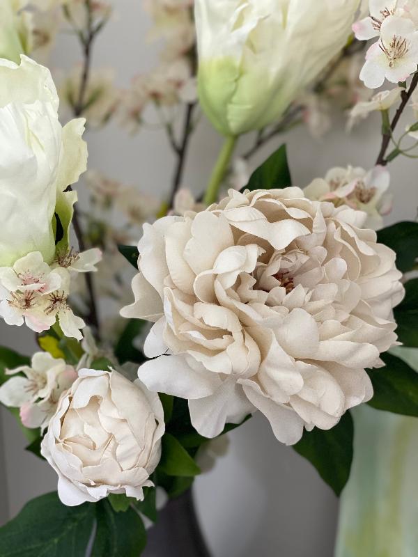 Faux Real Touch Peony