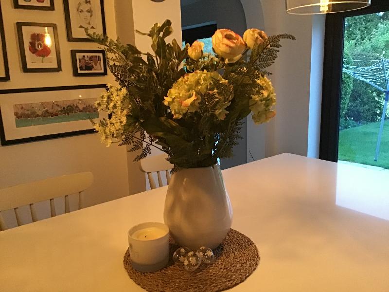 Stunning faux flowers