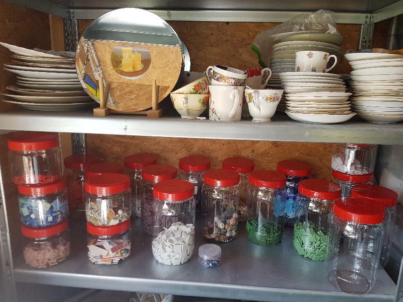 Red Topped Jars