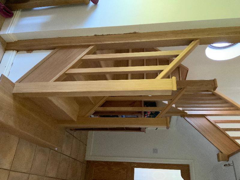 Wife over the moon.Bright new hallway