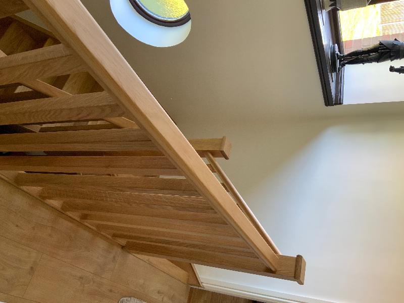 Wife over the moon.Bright new hallway