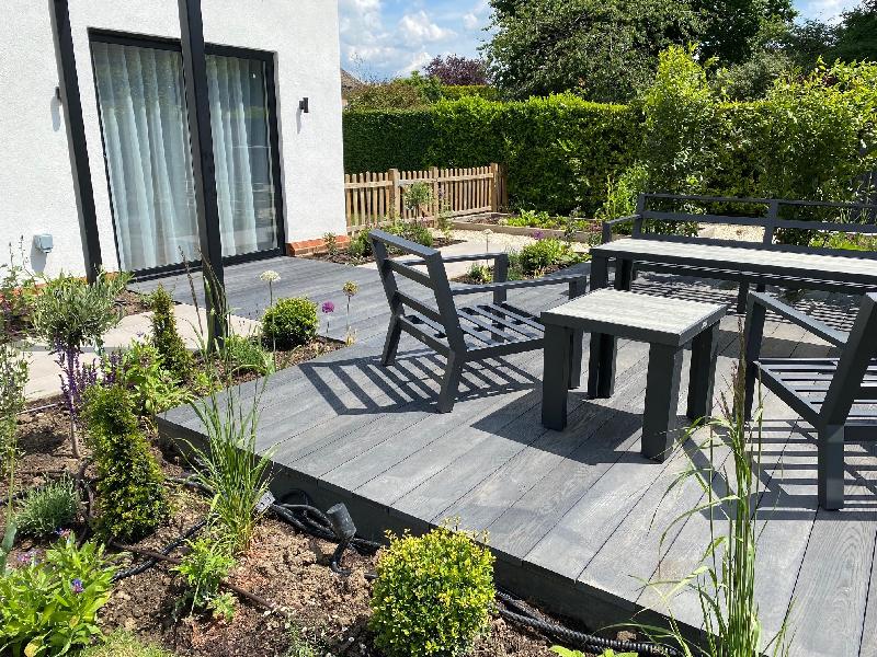 Garden decking