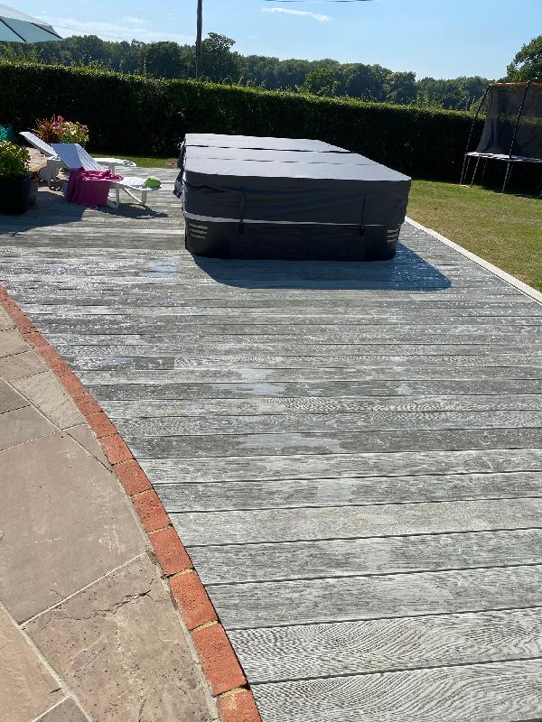 I chose Millboard for its hidden fixings and  versatility