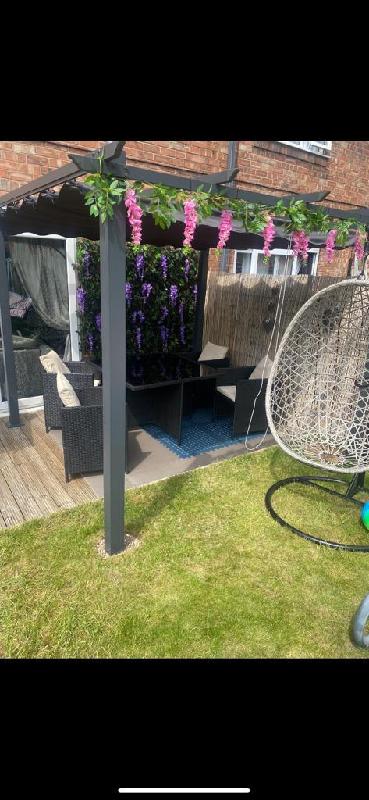 Premium Garden Gazebo 3x3m Aluminium by Croft with a Charcoal Canopy