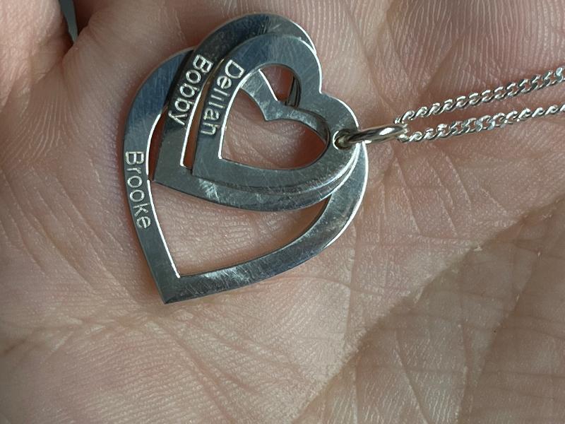 This necklace came with scuffs, emailed about that and never heard anything