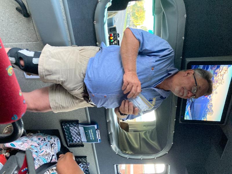 The driver/guide Brett and his expert knowledge of simply everything!