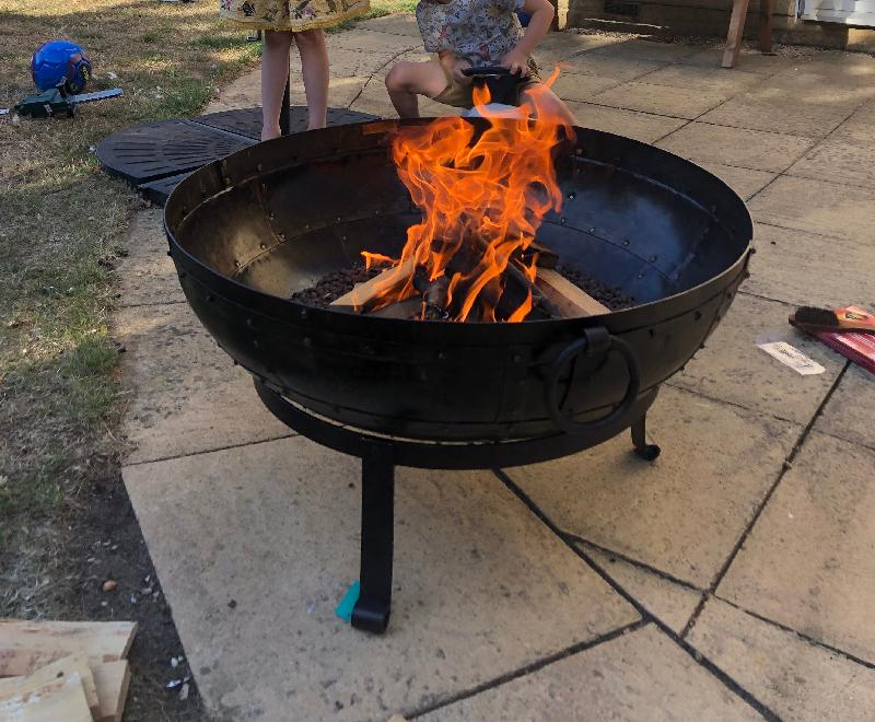 Kadai fire bowl - a great product with great service.