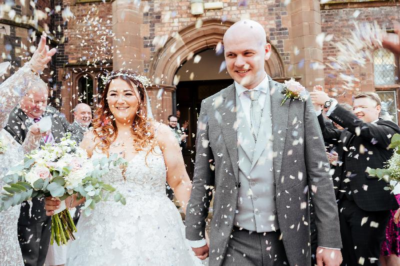 Beautiful confetti for our wedding!