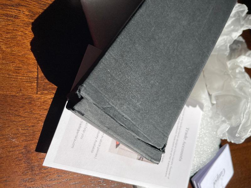 Damaged package and products