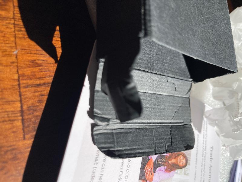 Damaged package and products