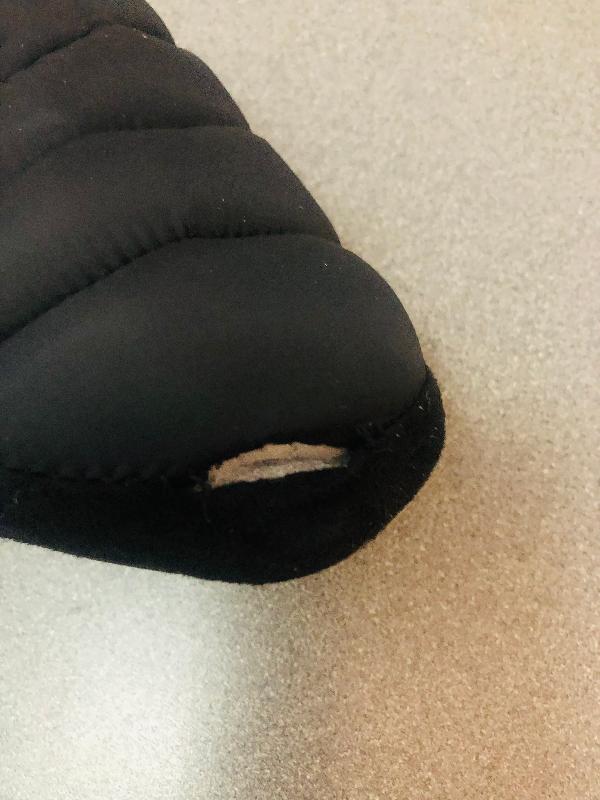 Poor quality slippers