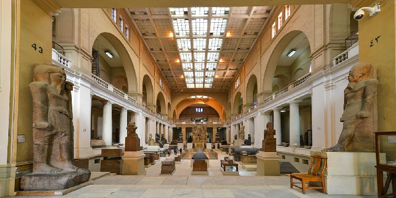 The impressive Musuem of Egyptian Antiquities