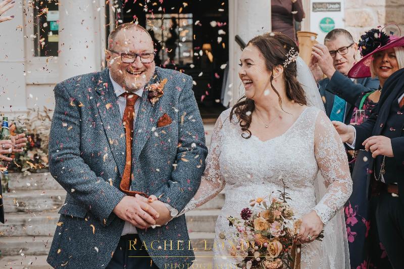 Beautiful petals for our beautiful wedding