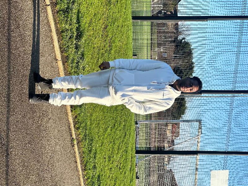 B Couture Mens Tracksuit White Zip-Through Fleece Slim Fit Cuffed Joggers Hoodie Finchley Road Large