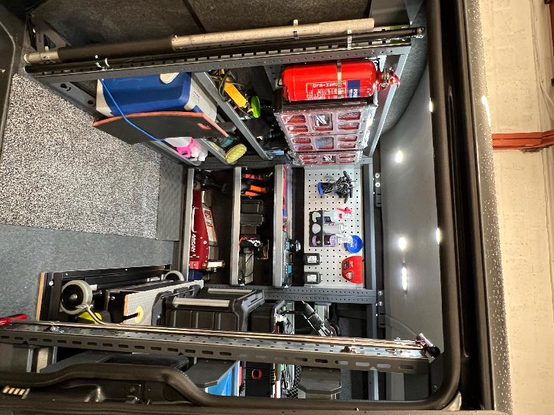 Paintless Dent Removal van setup