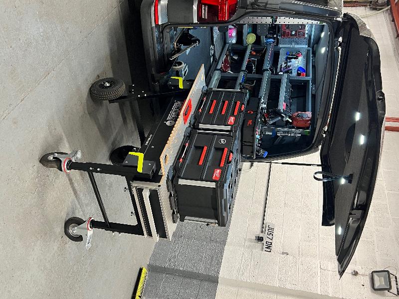 Paintless Dent Removal van setup