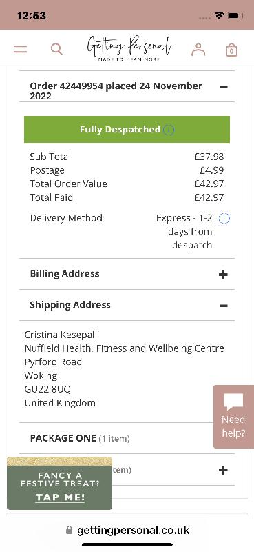Still haven’t received the items; no delivery date yet???